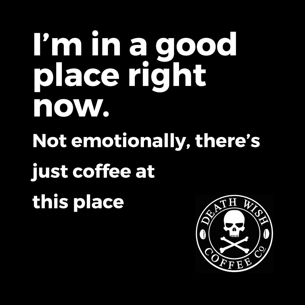 DeathWishCoffee's tweet image. Which is exactly what I need.
Enter to win free coffee for a month: deathwishcoffee.com/win