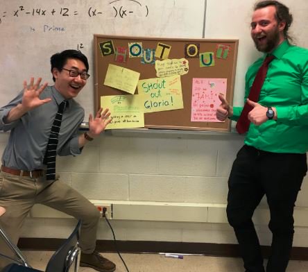 SagaEducation's tweet photo. On Monday's #TeamJuarez updates the ShoutOut board "S/O to Andy  for working 1-1 on slope. We made serious progress!"-#SAGAFellow James Paik https://t.co/L9lXjreD8p