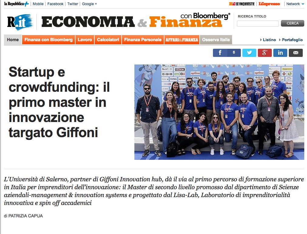 GiffoniHub's tweet photo. Al via le iscrizioni al I° Master di II°livello per imprenditori dell’innovazione targato @UniSalerno e @GiffoniHub: https://t.co/5Dwb9Nej7w https://t.co/pJYYFRt8b0