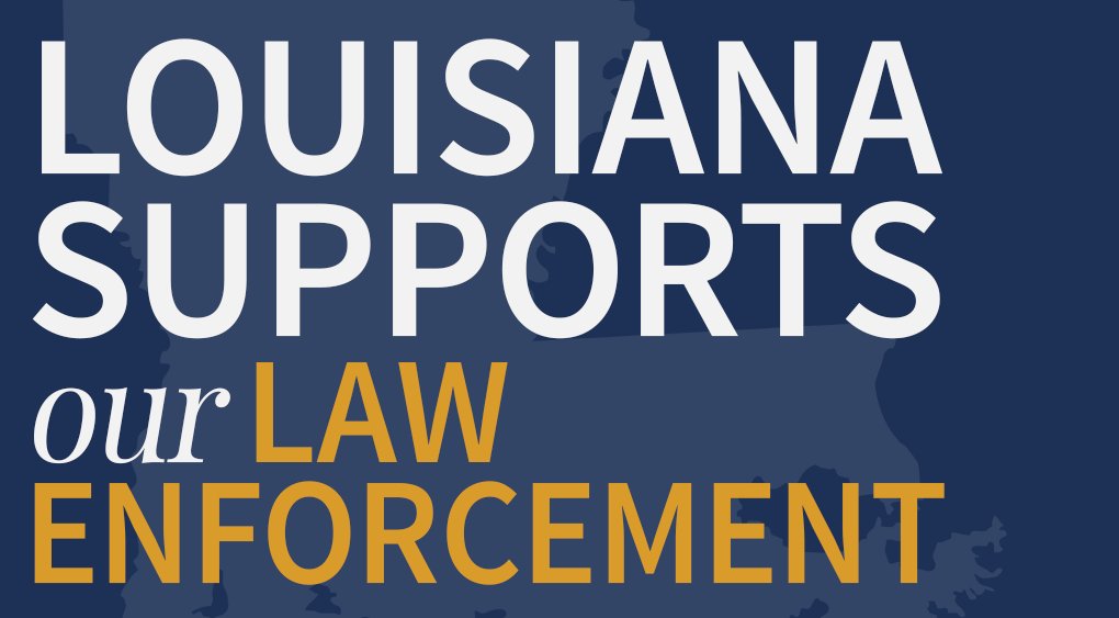 LouisianaGov's tweet image. Today is Law Enforcement Appreciation Day in Louisiana and across the country. #lagov