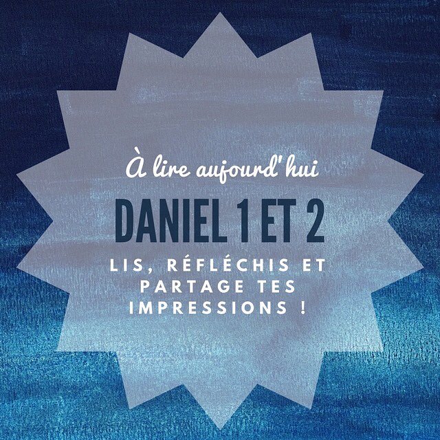 la_Bible's tweet photo. C'est parti! Lis les deux premiers chapitres du livre de #Daniel et partage tes réflexions dans un commentaire! #5jo… https://t.co/7C7qJIOTfE