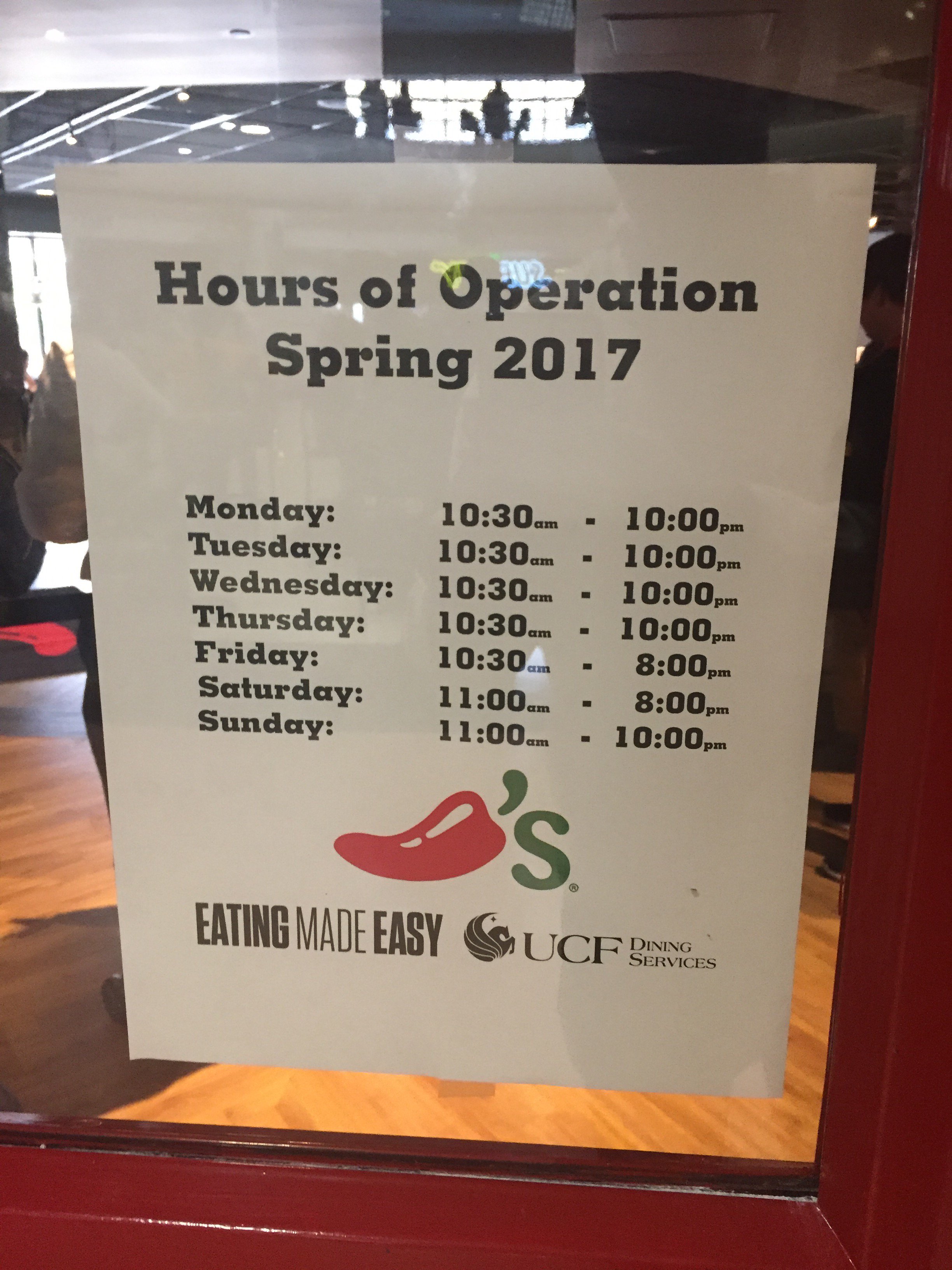 Chili's hours cheap