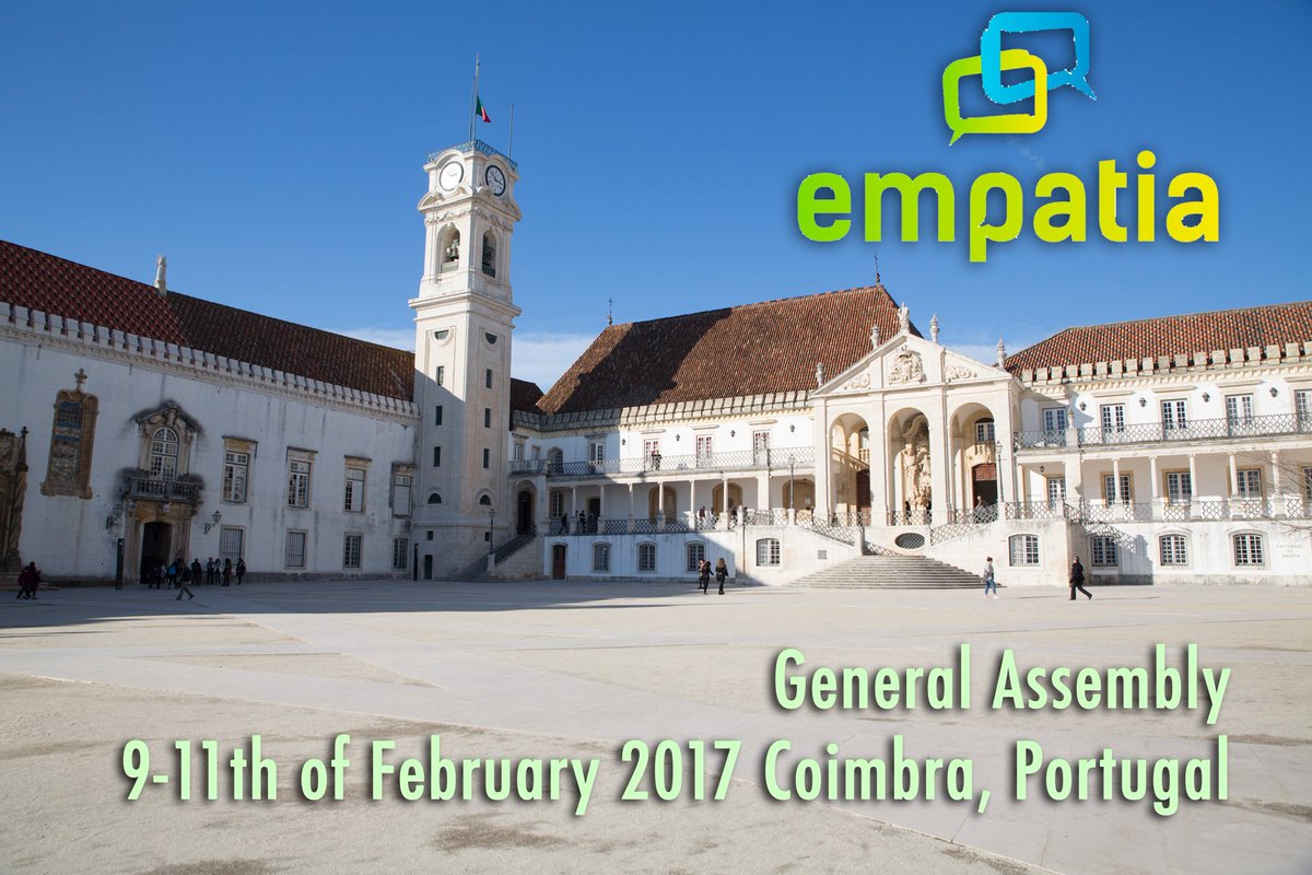 General Assembly of #Empatia @CES_UC, Coimbra. Planning innovative tools for #participation, #democracy and #citizenship in Europe.