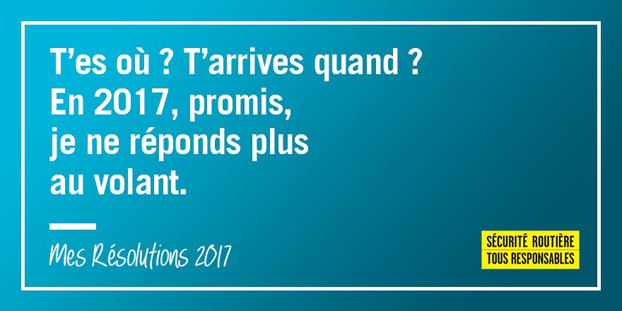 RoutePlusSure's tweet photo. Pourquoi pas commencer la nouvelle année avec une bonne résolution pour rendre la #routeplussure ? https://t.co/hlJeX5KAJ2