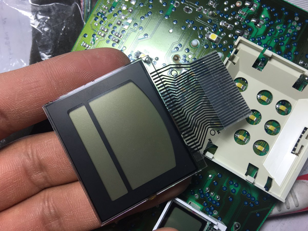 germanaudiotech's tweet photo. German Audio Tech is happy to provide this before and after photo of our repair of the 2003-2005 Nissan Quest odometer! #pixelrepair #quest https://t.co/WAkxHLPzdo