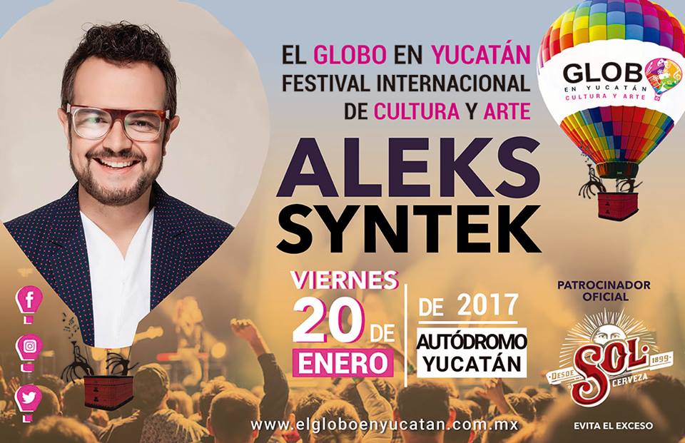 FansdeSyntekMex's tweet photo. @syntekoficial se presenta en el Festival del Globo en Yucatán este 20 de enero. Boletos en : @TusBoletosMX https://t.co/qURqWap1FF