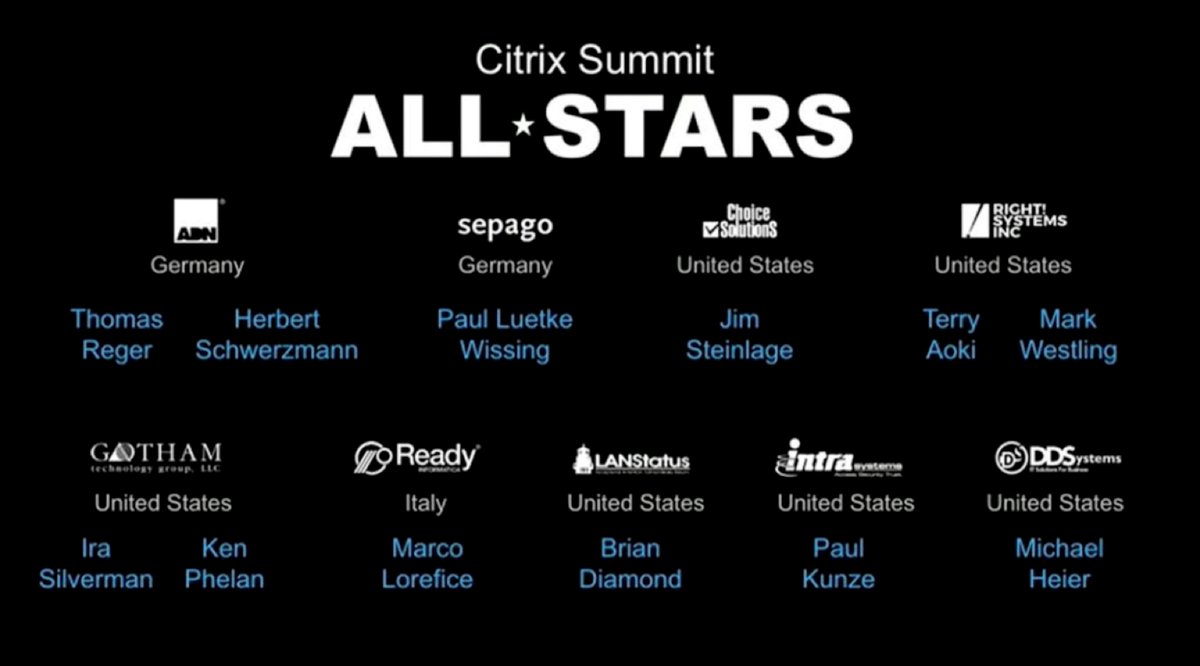 choicesolutions's tweet image. Congratulations to President &amp;amp; CEO Jim Steinlage and #ChoiceSolutions for their long term commitment to #Citrix and #CitrixSummit – 15 years