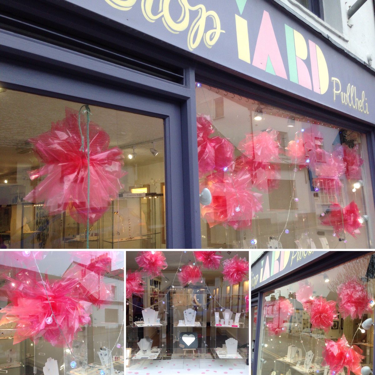anncatrinevans's tweet photo. #rwyncarupwllheli #ilovepwllheli @siopiard addurn ffenest rhamantus #SantesDwynwen 25.01.17 #Ionawr #ValentinesDay 14.02.17 #windowdisplay https://t.co/mCYsCqQ3wQ