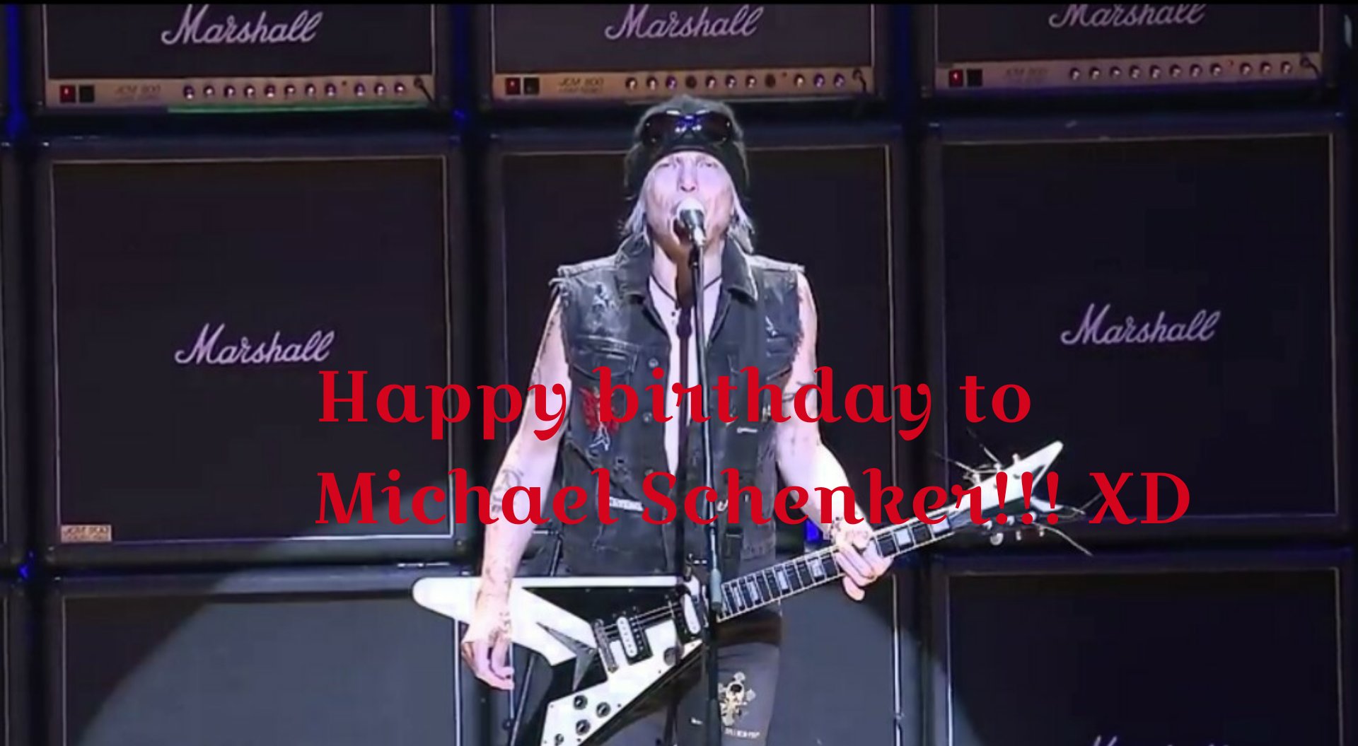  Happy birthday to Michael Schenker.
In 2017, he will come to Japan and will play a guitar!!! XD 