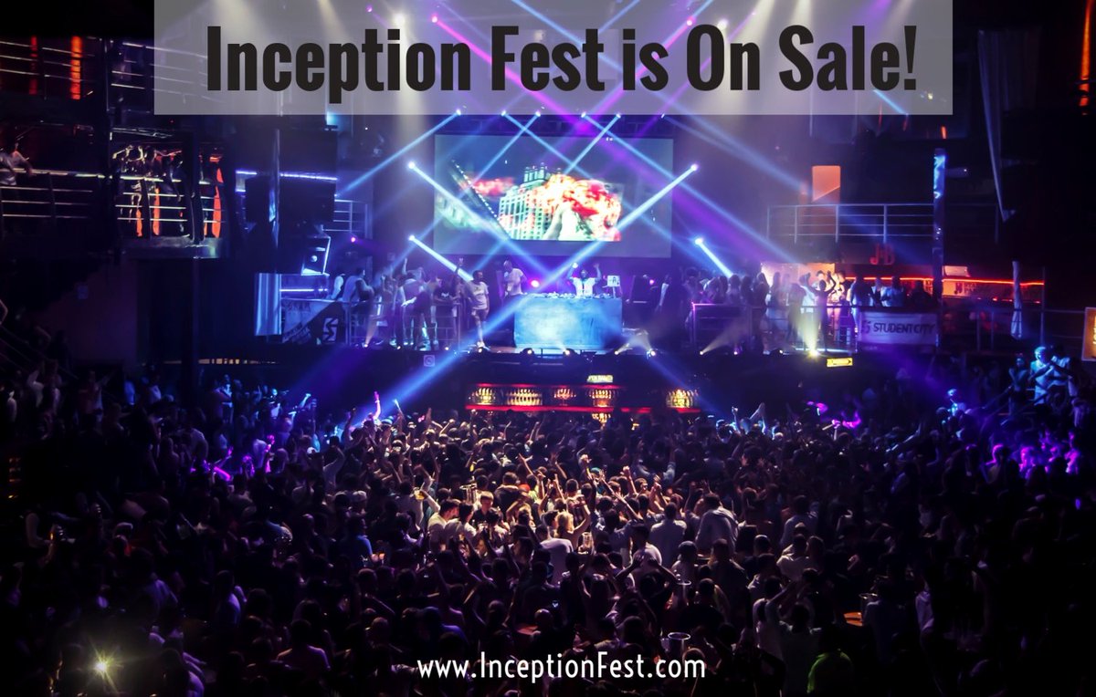 InceptionFest's tweet image. Inception Fest Party Packages are now on sale! View the full schedule and buy yours today &amp;gt;&amp;gt; hubs.ly/H05Rb260