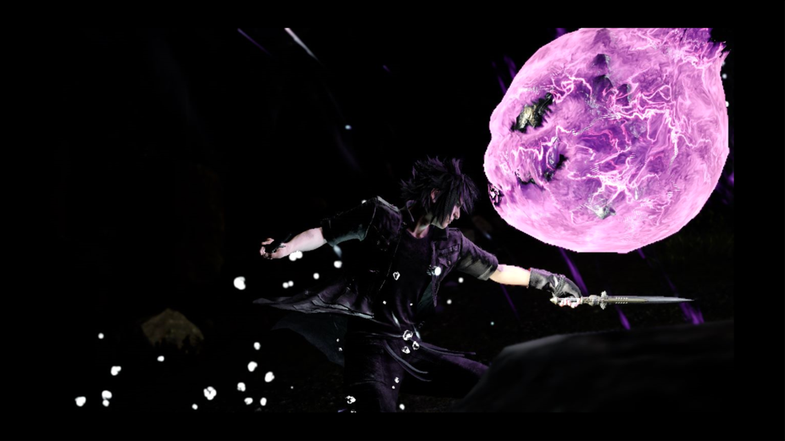 LadyEsper's tweet photo. @FFXVEN #FFXVsnapshot Noct Ain't Fraid of No Bomb! (Love this pic gotta be one of my favs, The bomb is just beautiful) https://t.co/rkMtE3wlxM