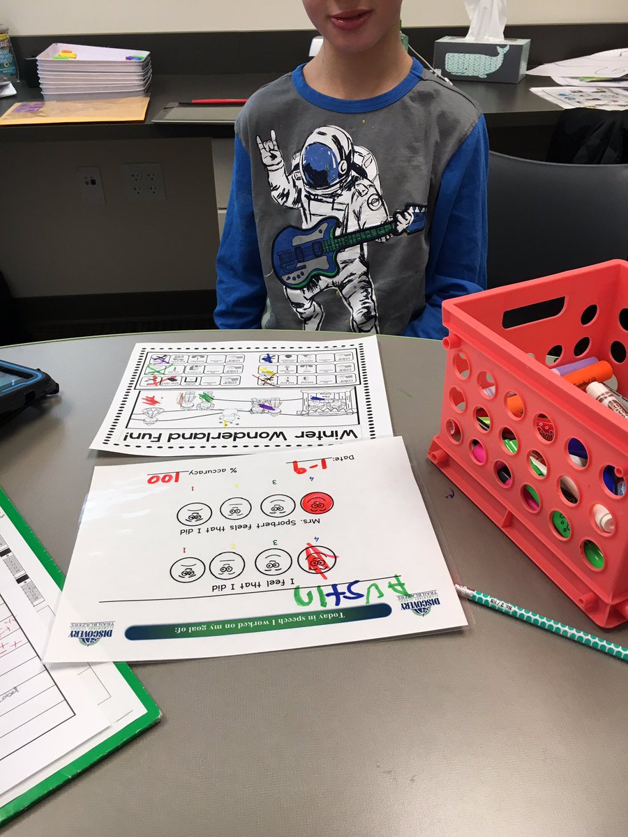 SporbertJessica's tweet image. So exciting when our student&apos;s perception on working towards their goals matches mine! #trailblazeon #gfslpchat #worktowardsgoals