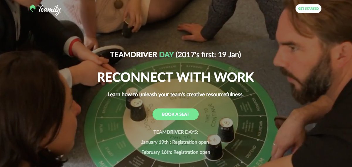 Final seats for Teamdriver day. Are you coming? It will be the perfect start for 2017 buff.ly/2iuSATj
