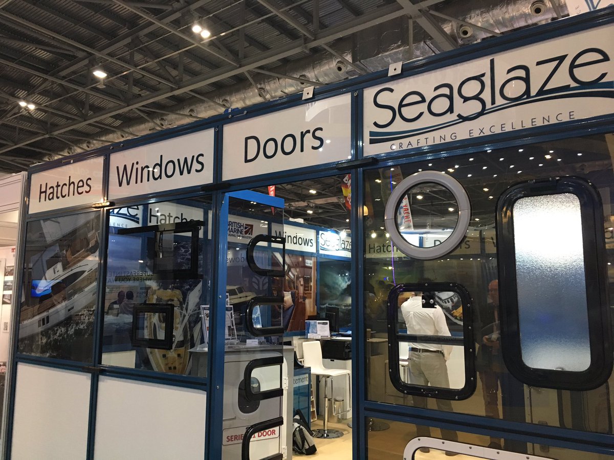 SeaglazeMarine's tweet photo. If you haven't been to see us yet @LondonBoatShow there's still time, we're here til Sunday. =) #LBS17 https://t.co/WCj1K6sXxC