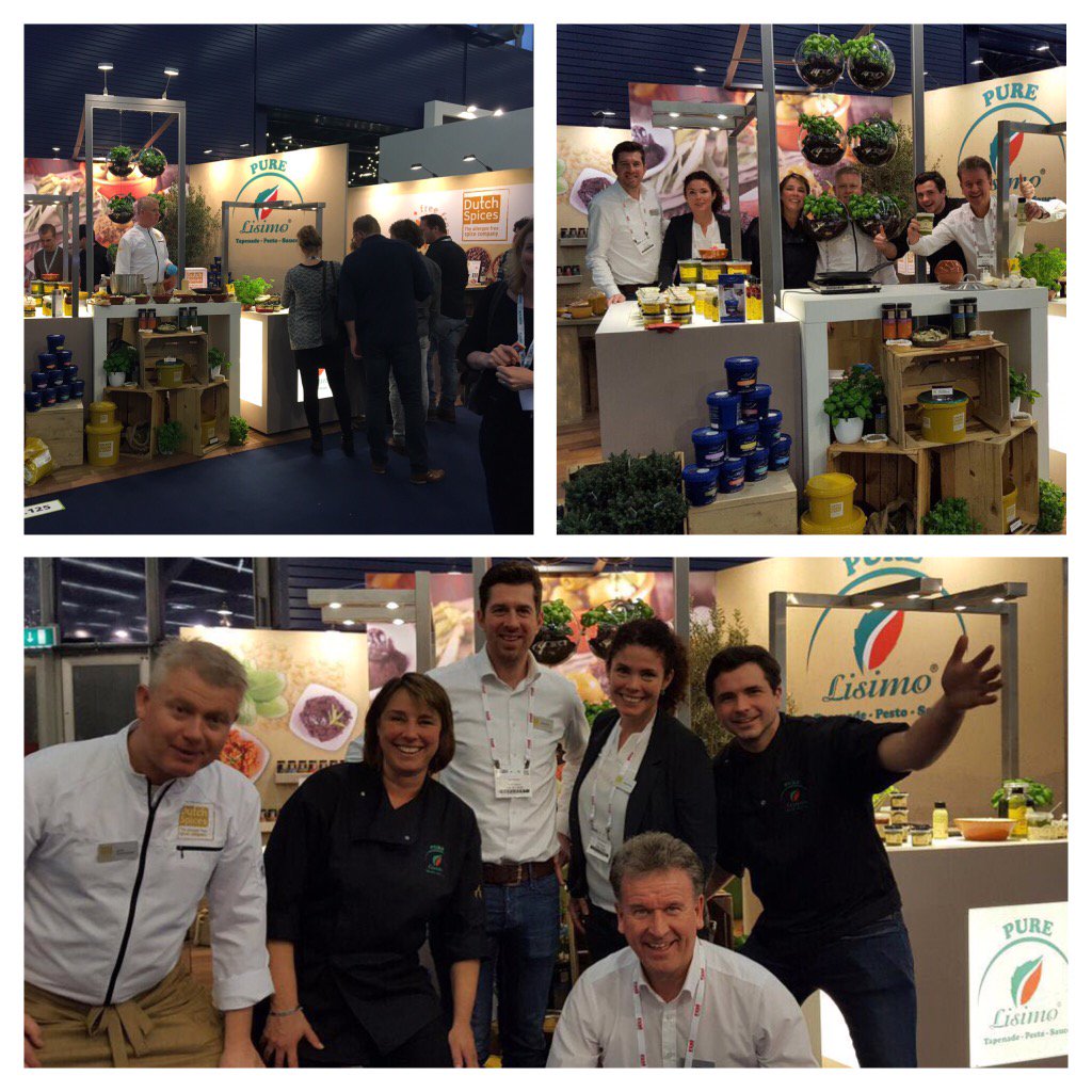 Attsje's tweet image. Eerste dag met Dutch Spices, Lisimo en Maître Cuisine op de #Horecava was top! Welkom op stand 7.125