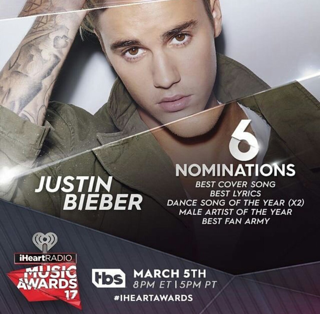 _mw95__'s tweet photo. OMGAAASH @justinbieber 6 NOMINATIONS:
#BestCoverSong 
#BestLyrics 
#DanceSongOfTheYear (x2)
#MaleArtidtOfTheYear
#BestFanArmy 
MyLove❤MyKing https://t.co/JDogJqEdwZ