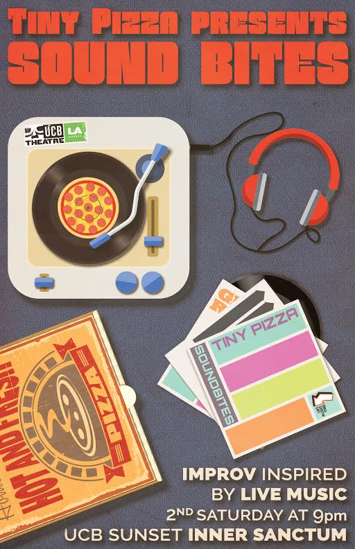 TinyPizzaImprov's tweet photo. It's Sound Bites' two year anniversary!  That's 2 years of bringing the best of live music and improv to you for FREE! https://t.co/HRMqCM6ryz