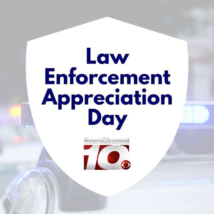 NewsChannel10's tweet image. Pass this post around and let's help officers feel appreciated today! If you see them out and about, be sure to thank them in person too!