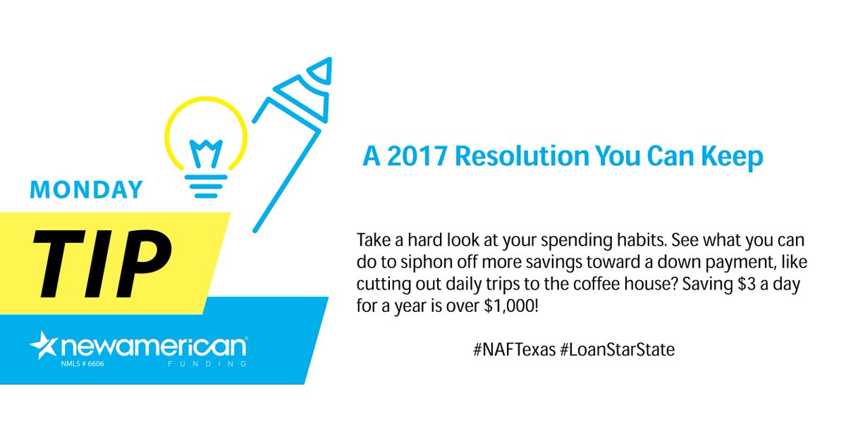 NAFDallas's tweet photo. Here is a resolution for the new year that you can keep!! #NAFTexas #LoanStarState #Finance #HomeLoans #RealEstate #DFW #Austin https://t.co/AyXreAASXR