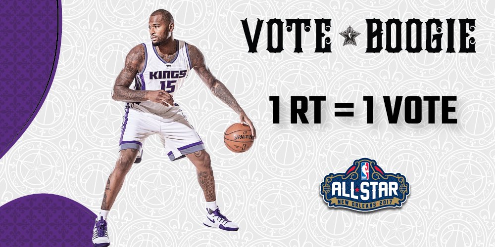 TeamCousins's tweet photo. RETWEET to vote for DeMarcus Cousins to start the 2017 All-Star game! #NBAVOTE https://t.co/pEMvIvhi0Q