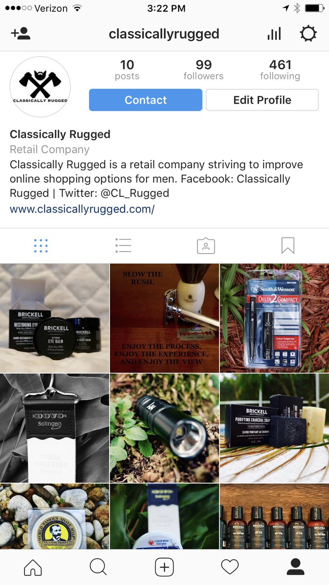 Be our 100th #instagram follower. Hurry up instagram.com/classicallyrug…