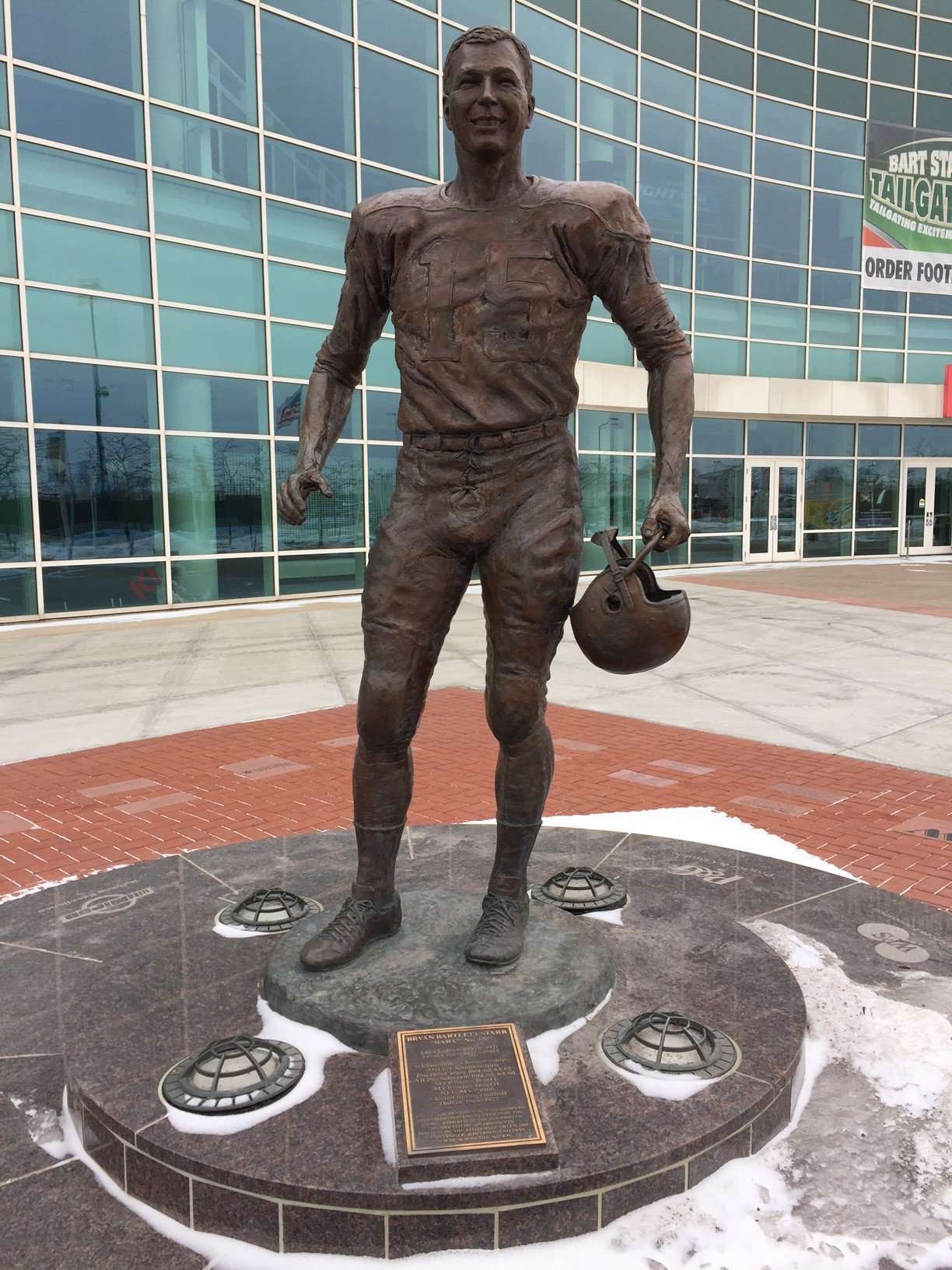 From the home of Bart Starr Plaza, happy 83rd birthday Bart! 