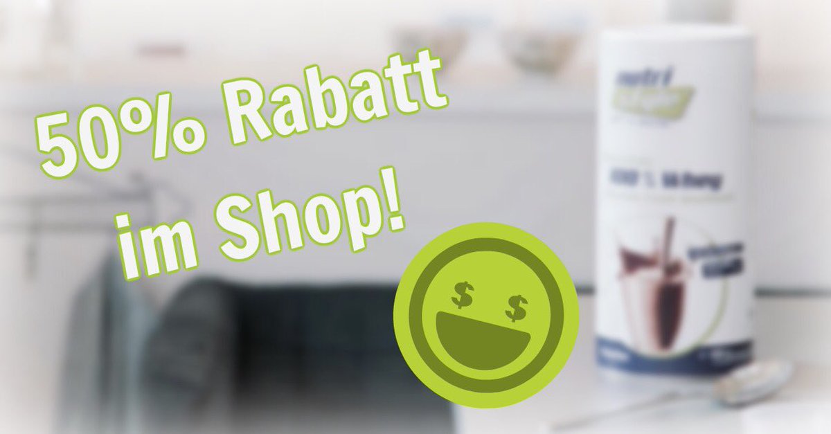 50% #Rabatt im Store - das gibts nur bei #Nutristyle! 💚
Zum Shop 👉 nutristyle.de
#fitness #food #drink #shake #lowcarb #sports