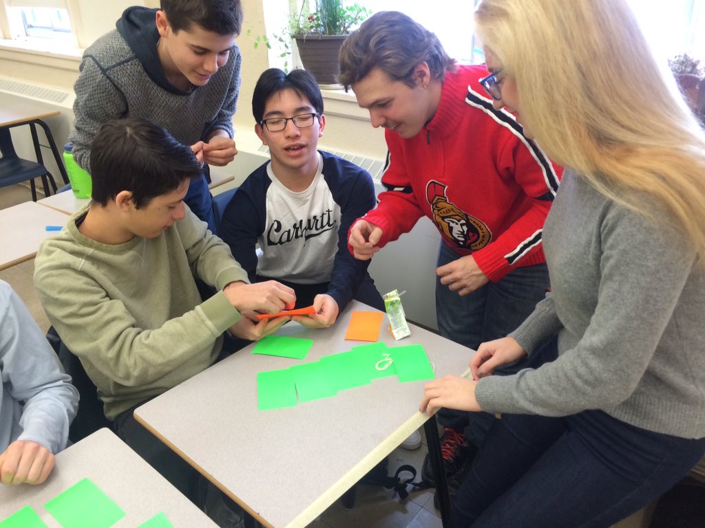 GCIstudsco's tweet photo. A couple of our Studs members working on team building and leadership in the new year! @GlebeCI https://t.co/8DSZA2Myfs