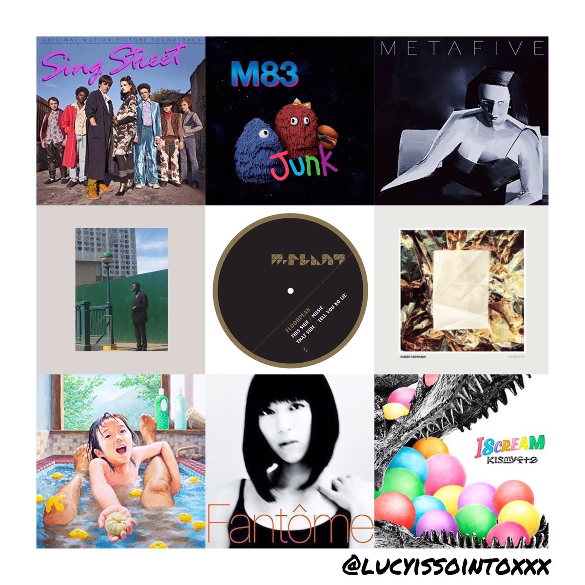 lucyissointoxxx's tweet photo. 2016年によく聴いた作品。
#BestMusicOf2016 #singstreet #M83 #metafive #jaydaniel #floorplan #marekhemmann #岡村靖幸 #宇多田ヒカル #kismyft2 https://t.co/RRoNSqr0gJ