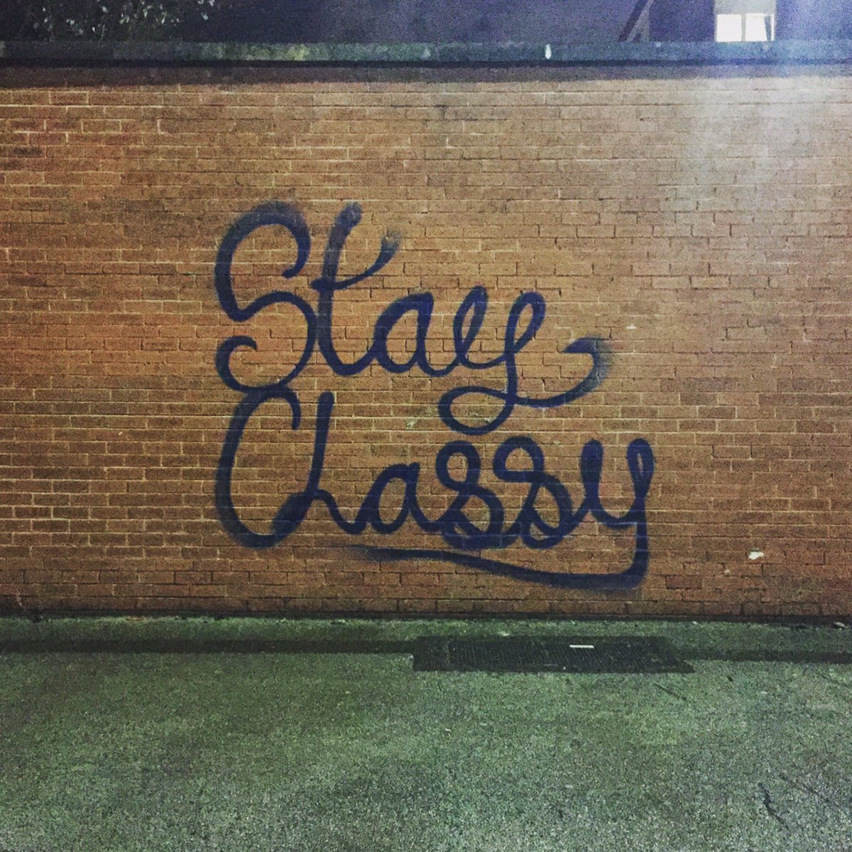 Why_U_Reading's tweet image. Stay Classy 
Princess Street, S3

#streetwords #grafitti #type #sheffield