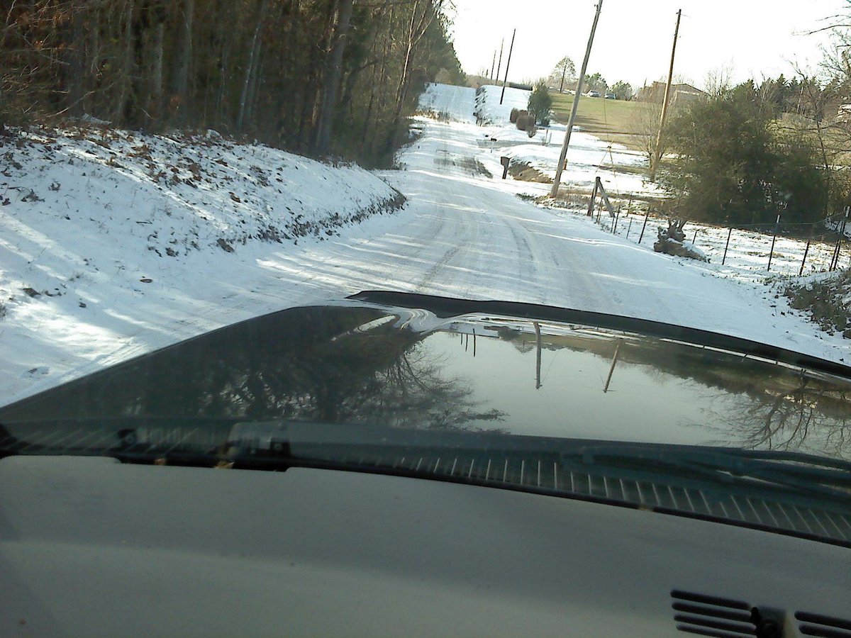 McMinnCountySch's tweet photo. Our Transportation Supervisor has been traveling the roads this afternoon here are some of the roads in McMinn County as of 3pm https://t.co/0zMERZxmNZ