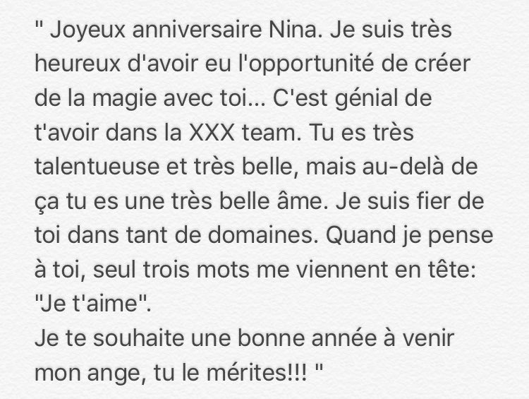 TVDFRA's tweet photo. Photo et message postés par Vin Diesel pour l'anniversaire de Nina Dobrev ❤ #XXXTeam https://t.co/3BoH6deDfP