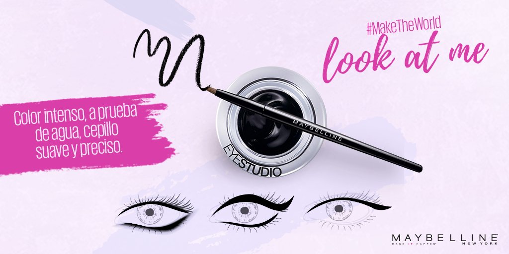 Domina el trazo de tu delineado, resalta la belleza de tus ojos ¡Y consigue esa mirada que conquista! 😍 #MNY