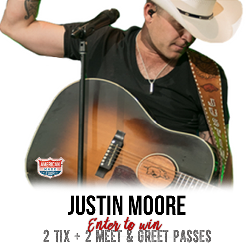 VyStarVetArena's tweet photo. ENTER NOW
to win 2 Tickets to the American Made Tour &amp; 2 Passes to the JUSTIN MOORE Meet &amp; Greet!

https://t.co/yh8BKVIatU https://t.co/TUA3jWZTVv