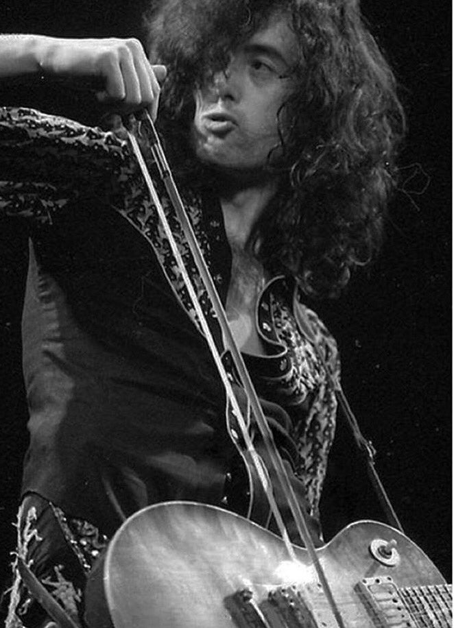 You may be cool...but you will never be Jimmy Page playing a les Paul with a violin bow cool. Happy birthday sir. 