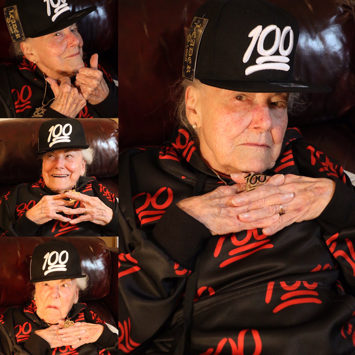 _MikeMatthews_'s tweet image. My Grandma is cooler (and much older) than your grandma 💯 #Eileens100th