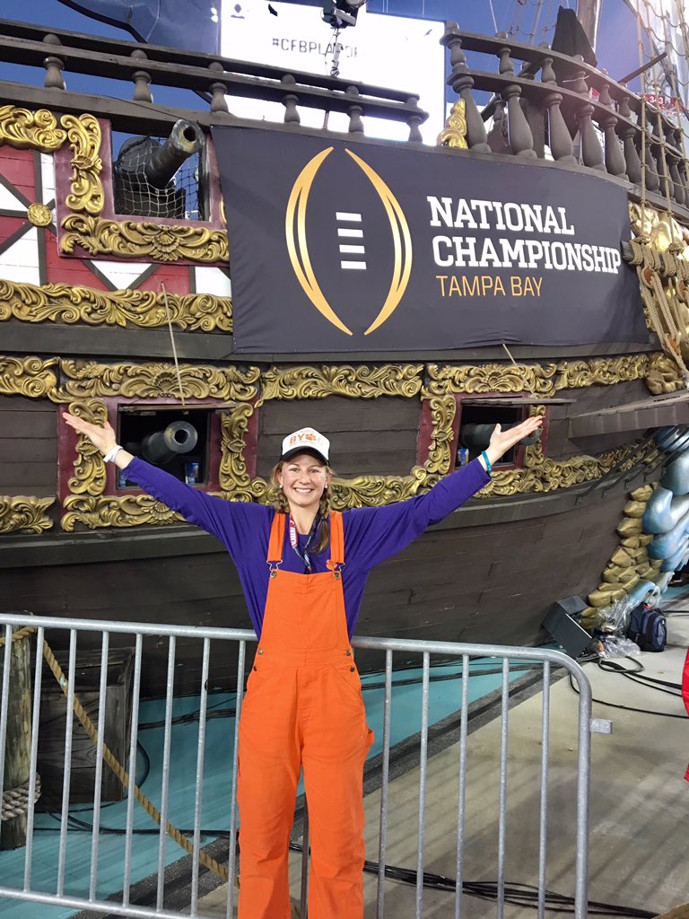 BrePretzel's tweet photo. Made it. #AllWin #CFBPLAYOFF #YearOfLasts https://t.co/2uDViuDq0j