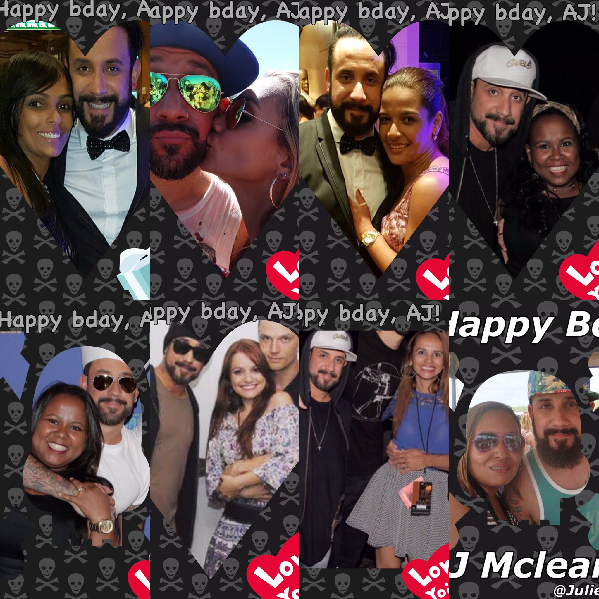   The best Fans with the best!
Happy birthday, AJ Mclean! 