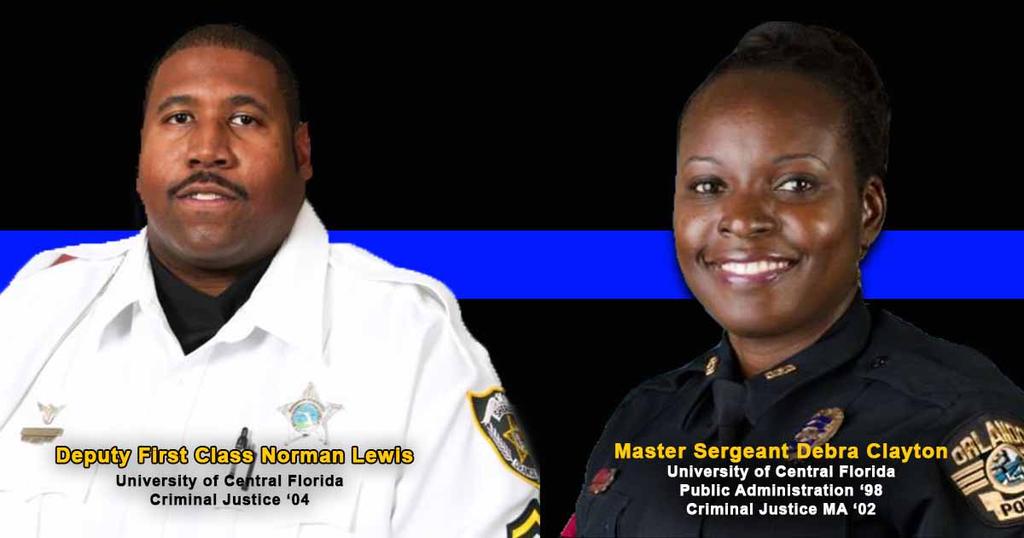 PCPappy's tweet photo. Sgt. Clayton &amp; Dep. Lewis are heroes and Knights forever. Condolences to their families, friends &amp; colleagues https://t.co/pdL8xplvXB