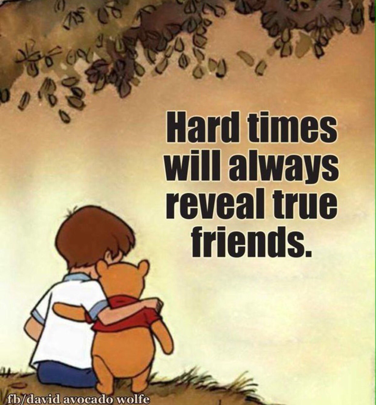 Wright Thurston on Twitter: "Hard Times Will Always Reveal True Friends