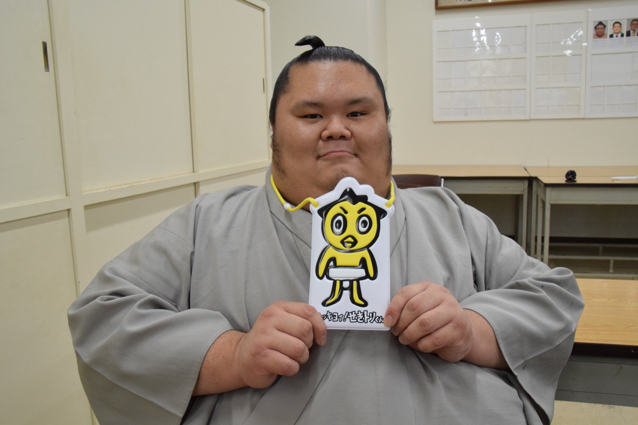 日本相撲協会公式 ひよの山グッズ ぷっくりひよの山チケットホルダー を首から下げる 千代丸 ぷっくり立体的なひよの山 が目を引きます 1080円 その他グッズ盛り沢山 くわしくは T Co Pfvjxn2m8j T Co 0tciwmqvkz Twitter