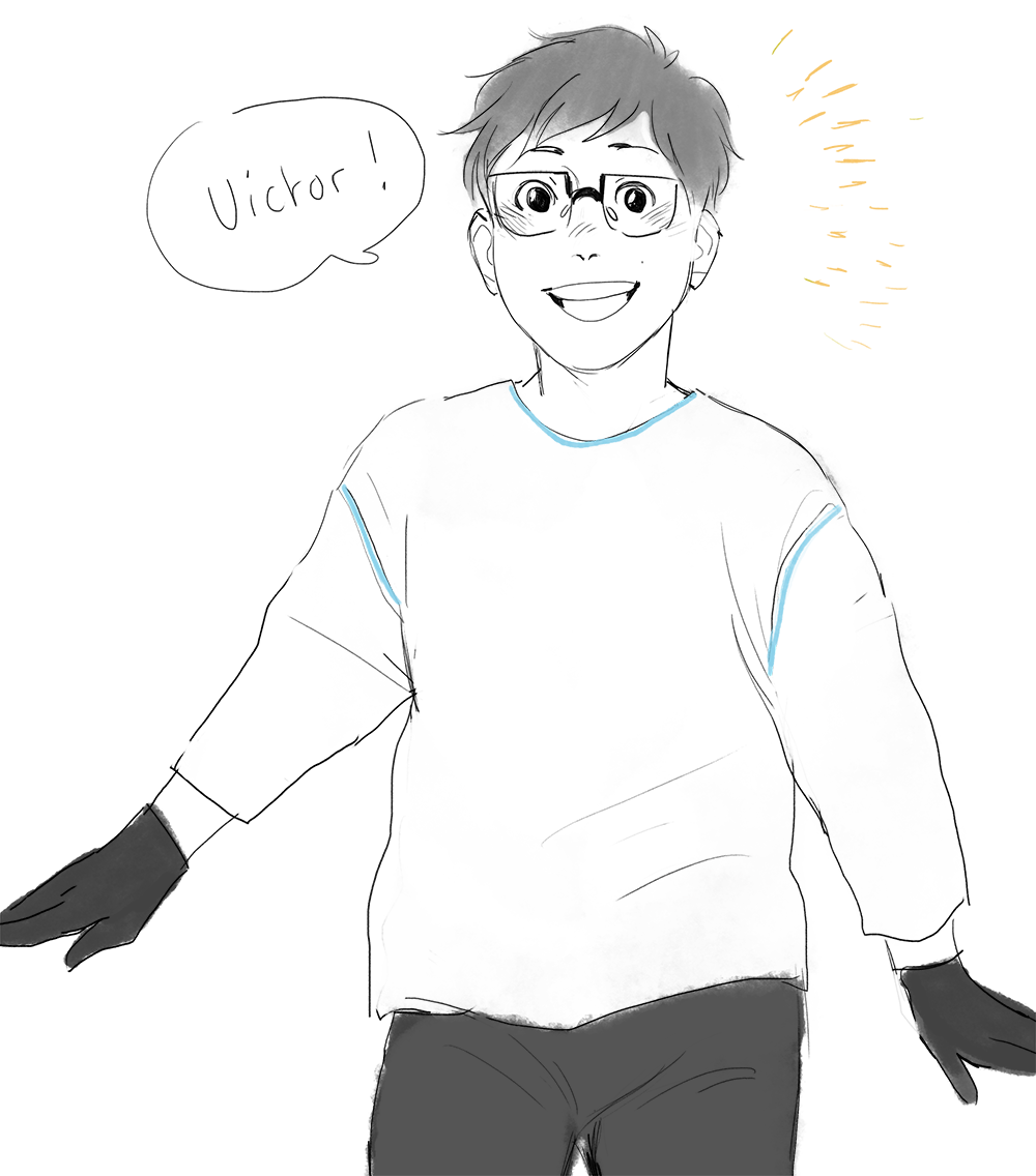 quick thing in support of teacher yuuri after he retires 