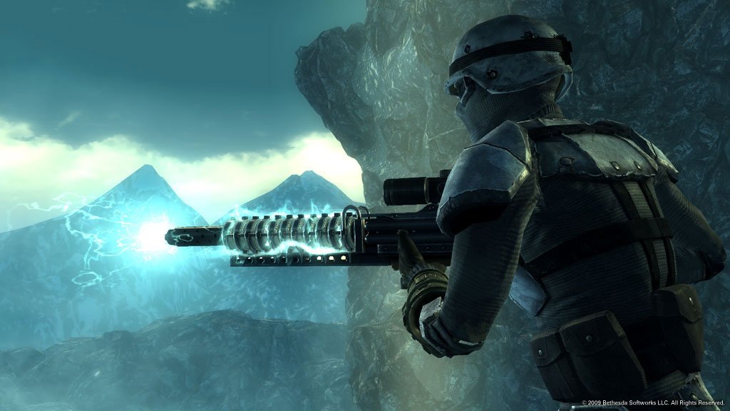 BethesdaStudios's tweet photo. Operation: Gauss Rifle. Senior World Artist Josh Jay (@BrotherhoodJay ) completes work on his tribute to Fallout 3's fan-favorite rifle https://t.co/sYMl8wHrZx