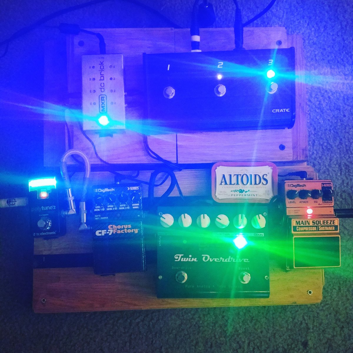 current pedalboard setup
