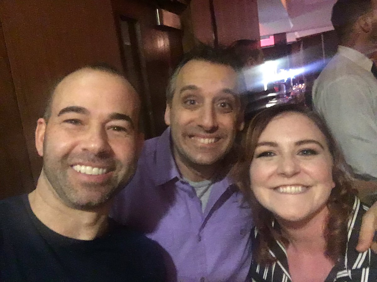 emmagall24's tweet photo. @jamessmurray @Joe_Gatto thanks again for the picture! Can't wait to see you at your show over the next few days 😊 https://t.co/GaB8fgGlpm