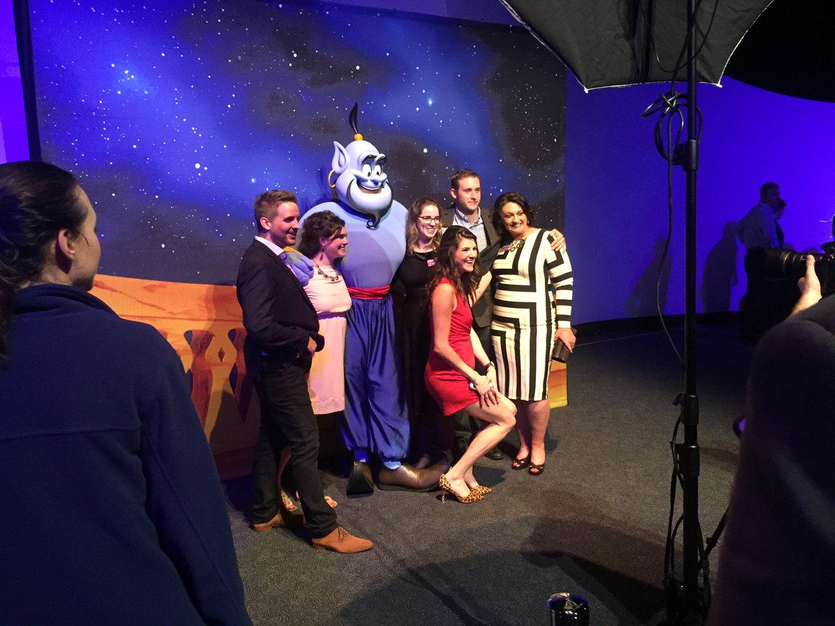 thenkba's tweet image. Got a visit from the Genie himself! #MagicofDesign #KBIS2017