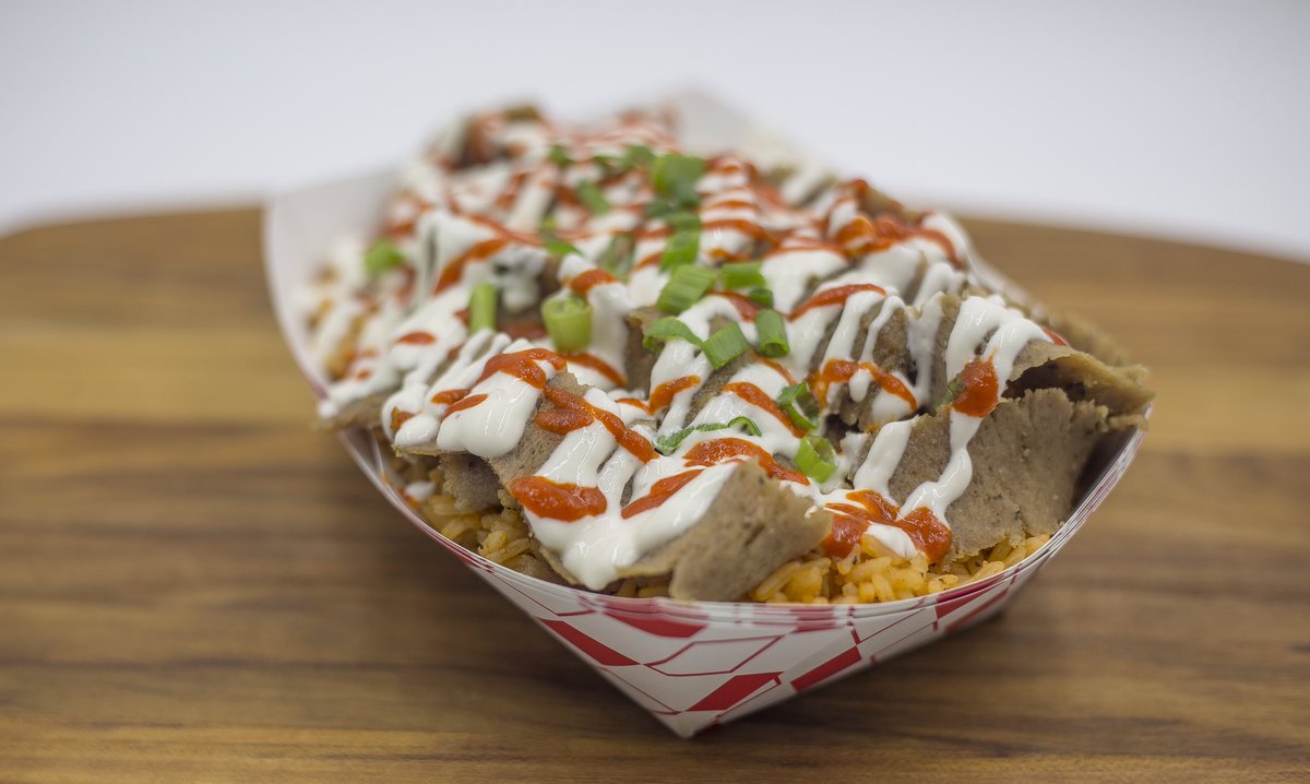 #gyroonrice open at 2220 brazos st and also available for DELIVERY on <a href="/ubereats/">Uber Eats</a> #dasmanfood