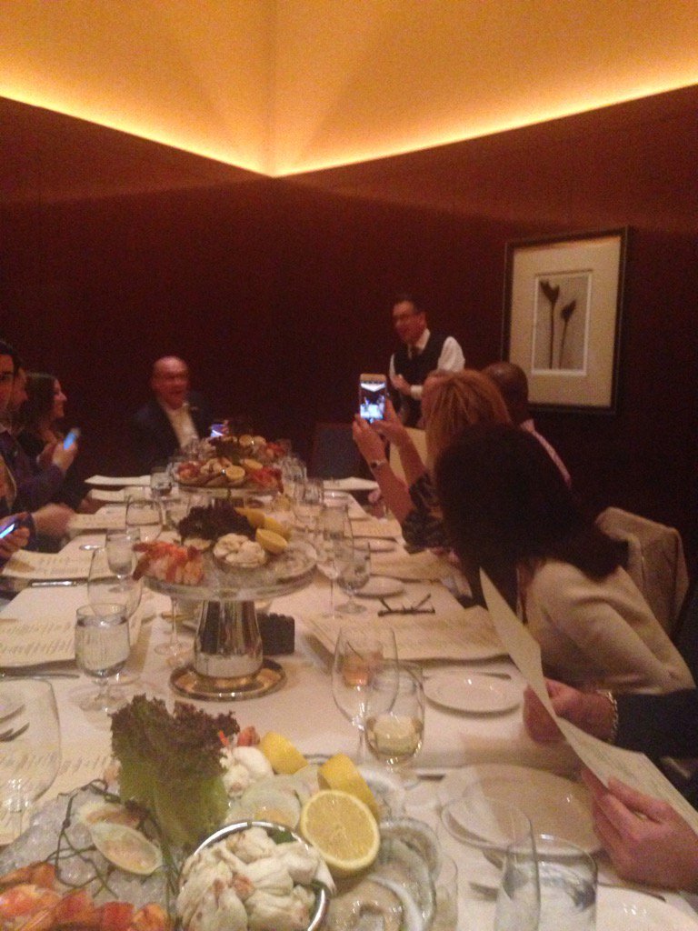 NatlClubAssn's tweet image. NCA GR Comm. member, Albert Costantini, &amp;amp; rest of NJCMA Bd. dinner. Enjoying w/ Jeff Morgan - great time. #BradNCA