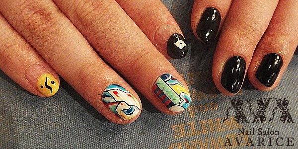 Nail Salon Avarice V Twitter 鬼才 岡本 太郎 の作品よりインスパイアしたネイルアート Inspired By Taro Okamoto T Co 25junrm5tc Art Nails Avarice Nailsalonavarice Tarookamoto T Co Cu4qjidfkp