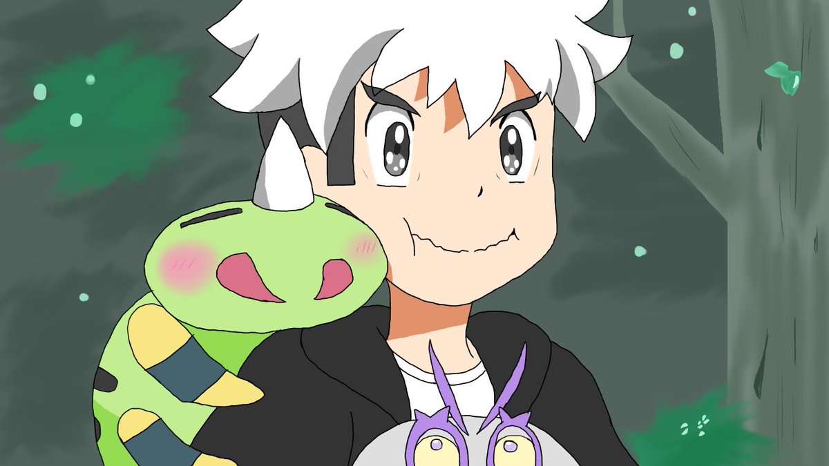 ヨウキ グズマくん 11さい とコソクムシちゃんと２番目に捕まえたであろうイトマルちゃん モクロー回のサトシトレスです T Co Dhmznz0v8z Twitter